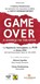 "Game over - Η αλήθεια για την κρίση" στο ΟΥΗΛ